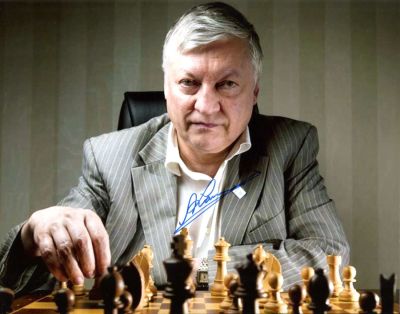 KARPOV ANATOLY: (1951- ) Russian Chess Grandmaster, World Champion 1975-85 and FIDE World 