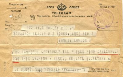 [CAMPBELL DONALD]: (1921-1967) British Car & Motorboat Racer, World Land and Water Speed Record 