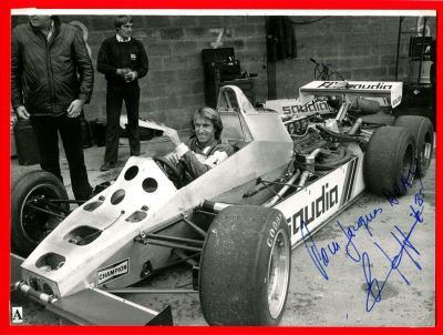 LAFFITE JACQUES: (1943- ) French Formula One racing Driver.Laffite won six Grand Prix driving 