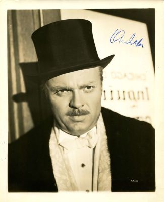 WELLES ORSON: (1915-1985) American Actor & Film Director, Academy Award winner. An exceptional 