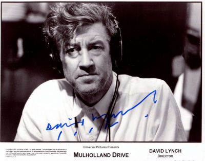 LYNCH DAVID: (1946- ) American film Director, Screenwriter and Producer. Signed 10 x 8 