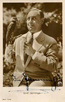 JANNINGS EMIL: (1884-1950) German Actor, the first actor to win the Academy Award for Best 