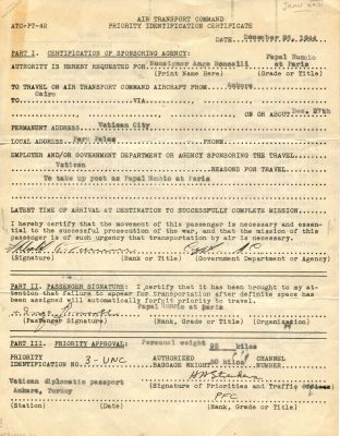 JOHN XXIII: (1881-1963) Pope of the Roman Catholic Church 1958-1963. Beatified in 2000 and 