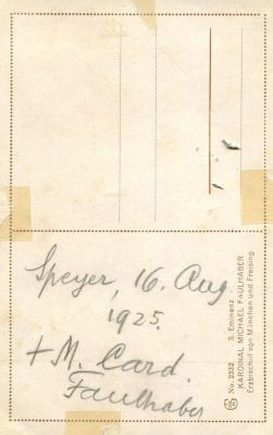 VON FAULHABER MICHAEL CARDINAL RITTER: (1869-1952) German Catholic Prelate who served as 