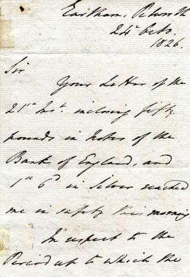 HUSKISSON WILLIAM: (1770-1830) British statesman & financier, widely known as the world's first 