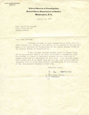 HOOVER J. EDGAR: (1895-1972) American law enforcement administrator, the first Director of the 