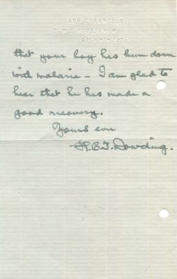 DOWDING HUGH: (1882-1970) British Air Chief Marshal, Commander of RAF Fighter Command during 