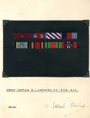 CHESHIRE LEONARD: (1917-1992) British Group Captain of World War II, Officer Commanding 617 
