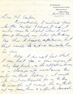 VICTORIA CROSS: Selection of signed pieces and cards, A.L.S. (1) by various Australian and New 