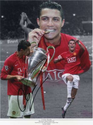 RONALDO CRISTIANO: (1985- ) Portuguese footballer with Manchester United, Captain of the 