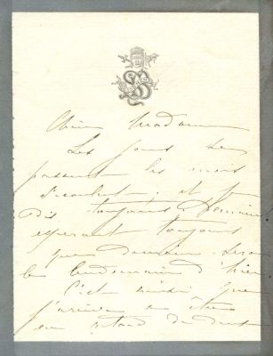 BERNHARDT SARAH: (1844-1923) French stage Actress. The most prominent actress of her time. 