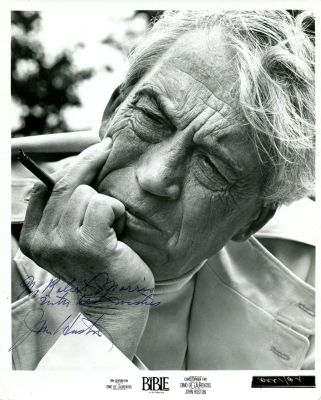 HUSTON JOHN: (1906-1987) American Film Director, Academy Award winner. Signed and inscribed 8 x 