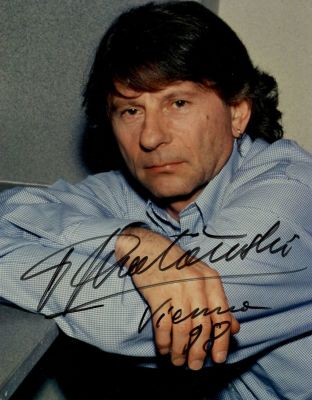 POLANSKI ROMAN: (1933- ) French-Polish film Director, Academy Award winner. Signed colour 8 x 
