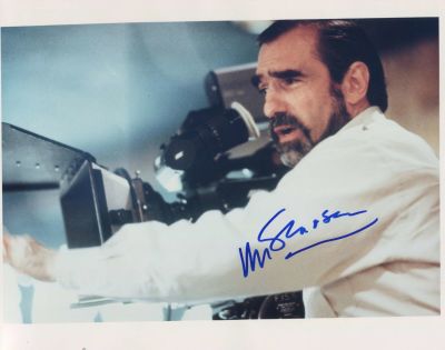 SCORSESE MARTIN: (1942- ) American film Director, Academy Award winner. Signed colour 10 x 8 