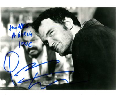 TARANTINO QUENTIN: (1963- ) American film Director, Producer and Actor, Academy Award winner. 