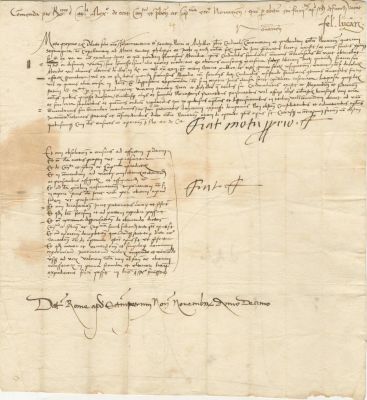 ALEXANDER VI: (1431-1503) Pope of the Catholic Church 1492-1503. Born Rodrigo de Borja, into a 