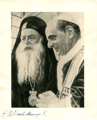 CHRYSOSTOMOS II OF ATHENS: (1880-1968) Archbishop of Athens and All Greece 1962-67. Vintage 