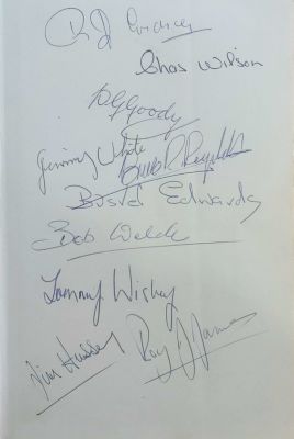 GREAT TRAIN ROBBERY THE: A rare multiple signed hardback copy of The Train Robbers by Piers 