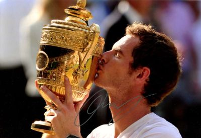 MURRAY ANDY: (1987- ) Scottish Tennis Player, Wimbledon Champion in 2013 and 2016. Signed 