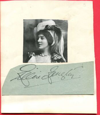 LANGTRY LILLIE: (1853-1929) British stage actress and socialite, mistress of the future King 