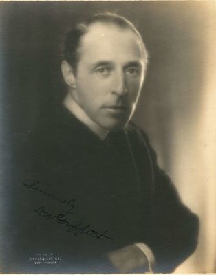 GRIFFITH D.W.: (1875-1948) American film director, one of the most influential figures in the 