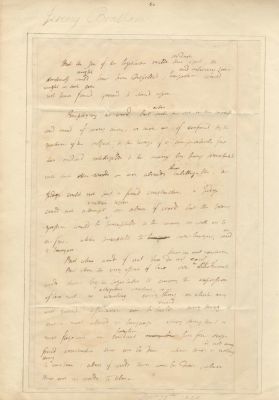 BENTHAM JEREMY: (1748-1832) English philosopher, jurist and social reformer, regarded as the 