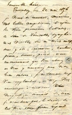 HUGO VICTOR: (1802-1885) French Poet and Novelist. A.L.S., Victor Hugo, two pages, to two 