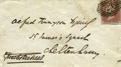 DICKENS CHARLES: (1812-1870) English novelist. A fine autograph envelope signed, boldly 