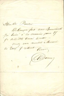 DUMAS ALEXANDRE Pere: (1802-1870) French Writer whose works include The Three Musketeers. 