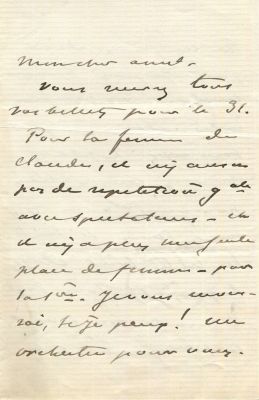 DUMAS ALEXANDRE: Fils (1824-1895) French Author and Dramatist. A.L.S., `A. Dumas fs. <span 