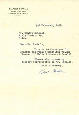 CHAPLIN CHARLES: (1889-1977)