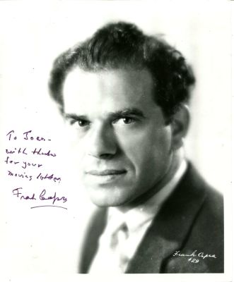 CAPRA FRANK: (1897-1991). <span style="font-size: 11.0pt; line-height: 107%; font-family: 