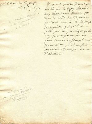 ROUSSEAU JEAN-JACQUES: (1712-1778). `…they 