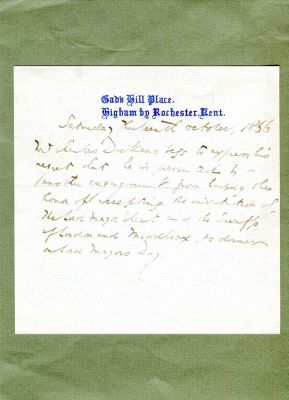 DICKENS CHARLES: (1812-1870). <span style="font-size: 11.0pt; line-height: 107%; font-family: 