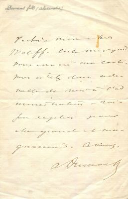 DUMAS ALEXANDRE: Fils (1824-1895). <span style="font-size: 11.0pt; line-height: 107%; 