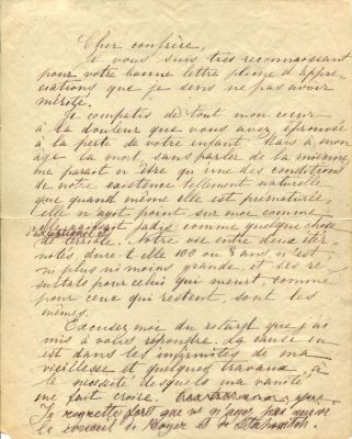 TOLSTOY LEO: (1828-1910). ‘The cause is in the infirmities of my old age and 