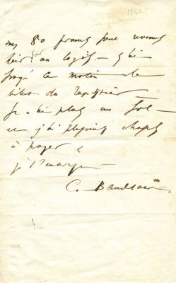 BAUDELAIRE CHARLES: (1821-1868)