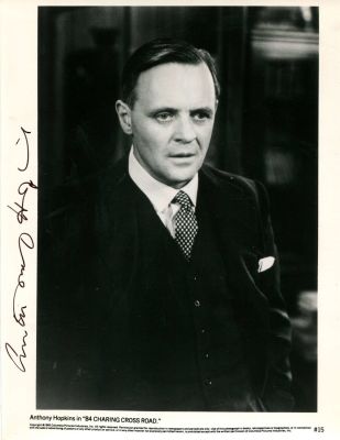 HOPKINS ANTHONY: (1937- ). HOPKINS ANTHONY: (1937- ) Welsh Actor. Academy Award winner. Signed 