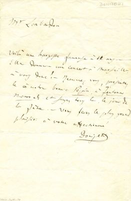 DONIZETTI GAETANO: (1797-1848)