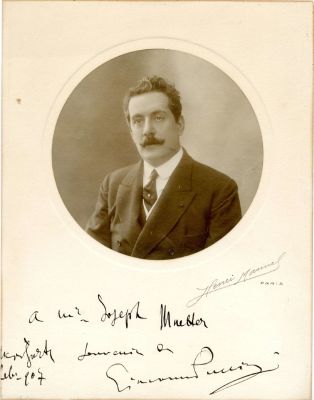 PUCCINI GIACOMO: (1858-1924). <span style="font-size: 11.0pt; line-height: 107%; font-family: 