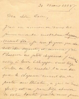 WAGNER COSIMA: (1837-1930). <span style="font-size: 11.0pt; line-height: 107%; font-family: 