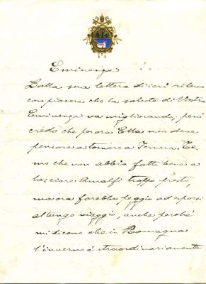 BENEDICT XV: (1854-1922)