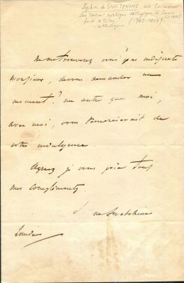 SWETCHINE SOPHIE: (1782-1857). <span style="font-size: 11.0pt; line-height: 107%; font-family: 