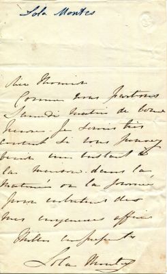 MONTEZ LOLA: (1821-1861). <span style="font-size: 11.0pt; line-height: 107%; font-family: 