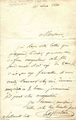 LAFONTAINE CHARLES: (1803-1892). <span style="font-size: 11.0pt; line-height: 107%; 