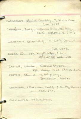 CARTER HOWARD: (1874-1939). <span style="font-size: 11.0pt; line-height: 107%; font-family: 