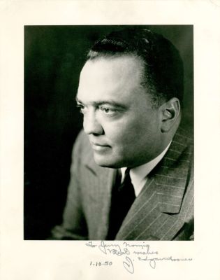HOOVER J. EDGAR: (1895-1972). <span style="font-size: 11.0pt; line-height: 107%; font-family: 