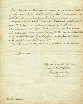 KELLERMANN FRAN&Ccedil;OIS CHRISTOPHE: (1735-1820). <span style="font-size: 12.0pt; line-height: 107%; 