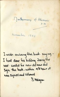 MONTGOMERY B.L.: (1887-1976)