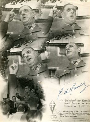 DE GAULLE CHARLES: (1890-1970). <span style="font-size: 11.0pt; line-height: 107%; font-family: 